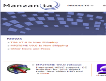 Tablet Screenshot of manzanitasystems.com